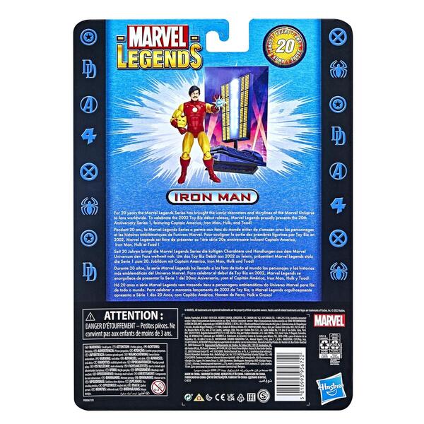 Marvel Legends Series 6 Inch Figure (20th Anniversary Series 1) Iron Man