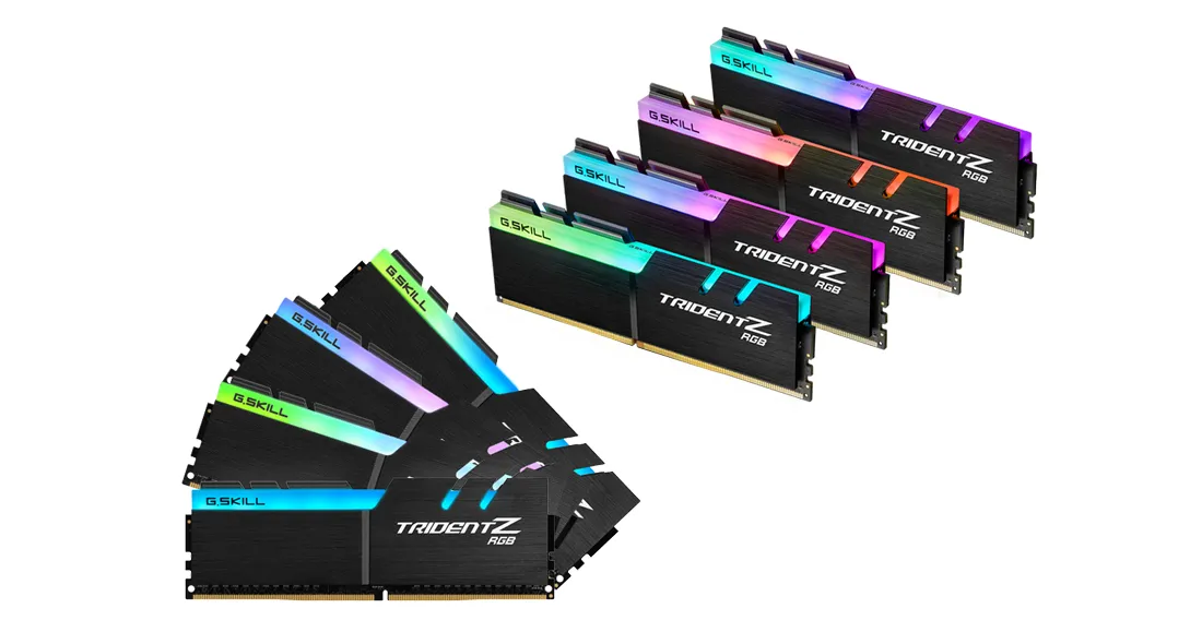 G.SKILL Trident Z RGB 256 Gt (8 x 32 Gt) DDR4 2666 MHz, CL19 -muisti (XMP)