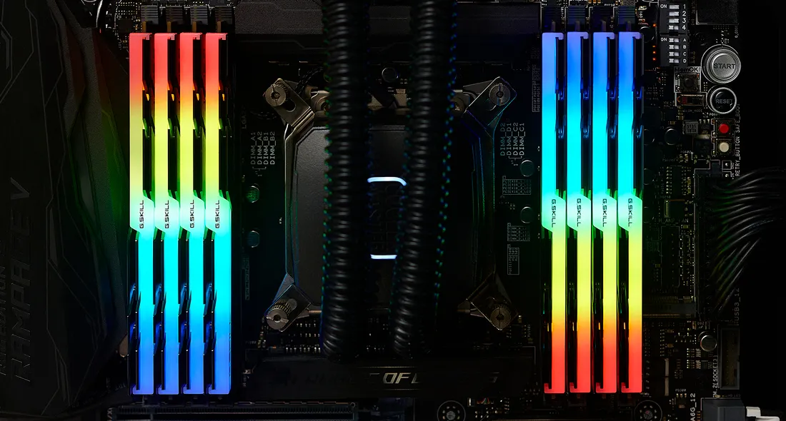 G.SKILL Trident Z RGB 256 Gt (8 x 32 Gt) DDR4 2666 MHz, CL19 -muisti (XMP)