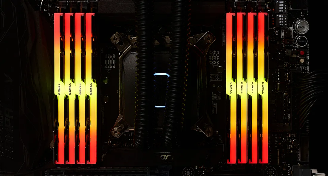 G.SKILL Trident Z RGB 256 Gt (8 x 32 Gt) DDR4 2666 MHz, CL19 -muisti (XMP)