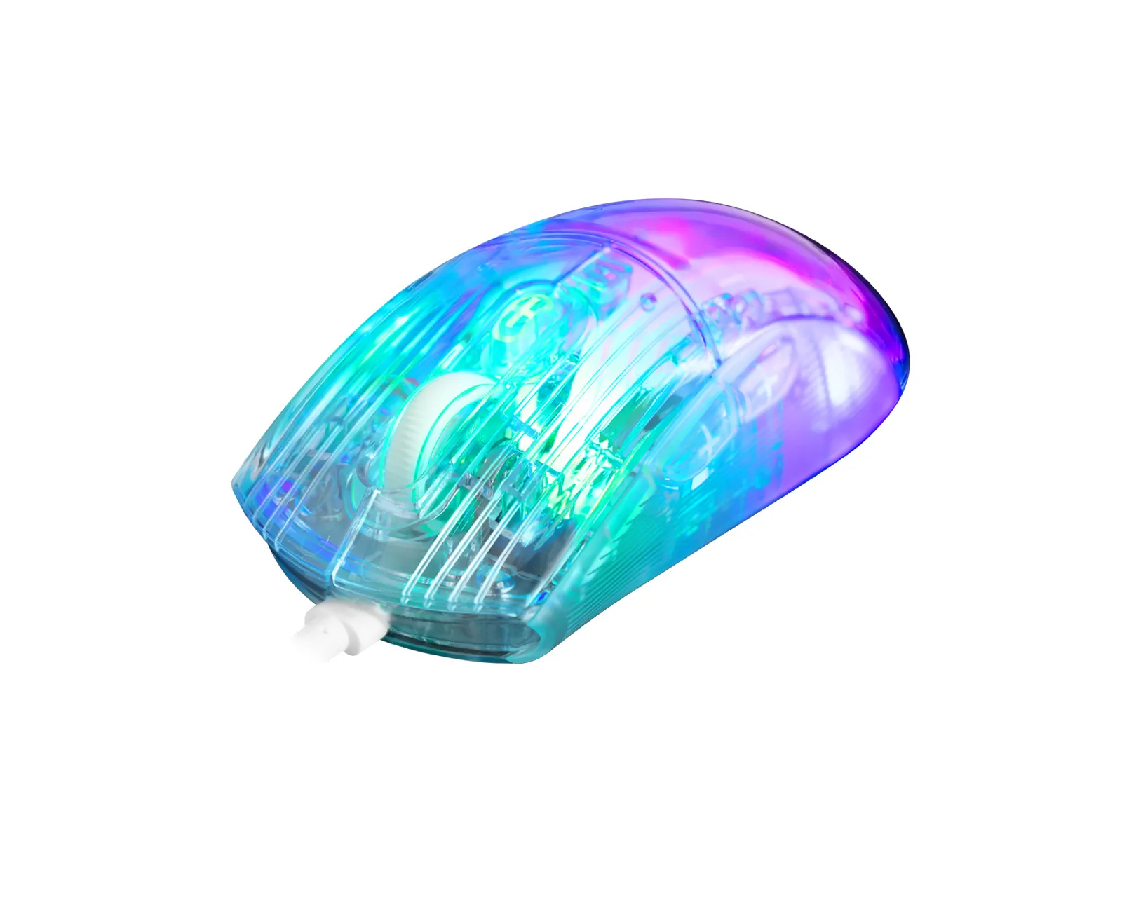 Deltaco Gaming DM330, RGB - gaming mouse, transparent