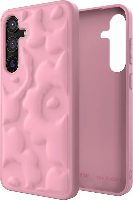 Samsung x Marimekko Embossed Galaxy S24+ - skyddsfodral, Pink