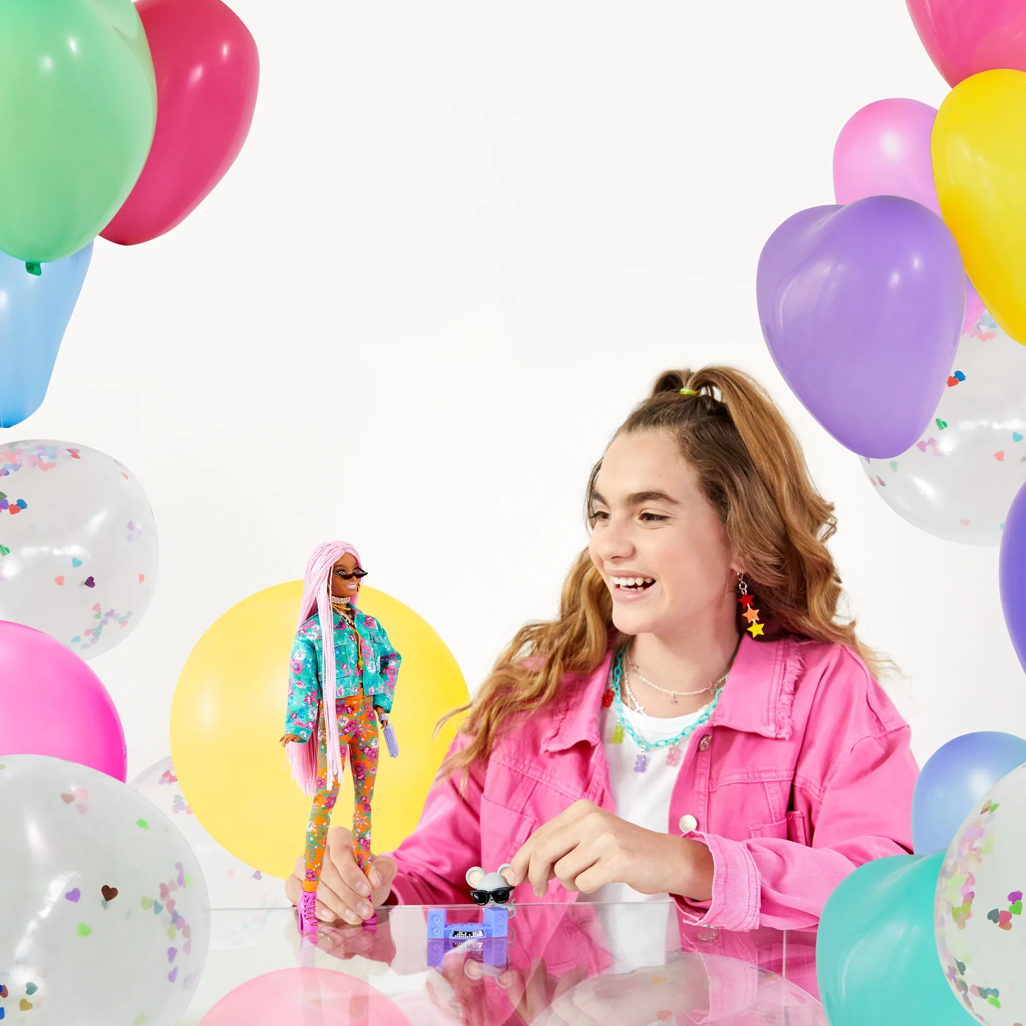 Barbie Extra with pink braids - GXF09