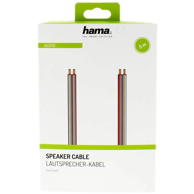 HAMA Högtalarkabel 2x1.5mm2