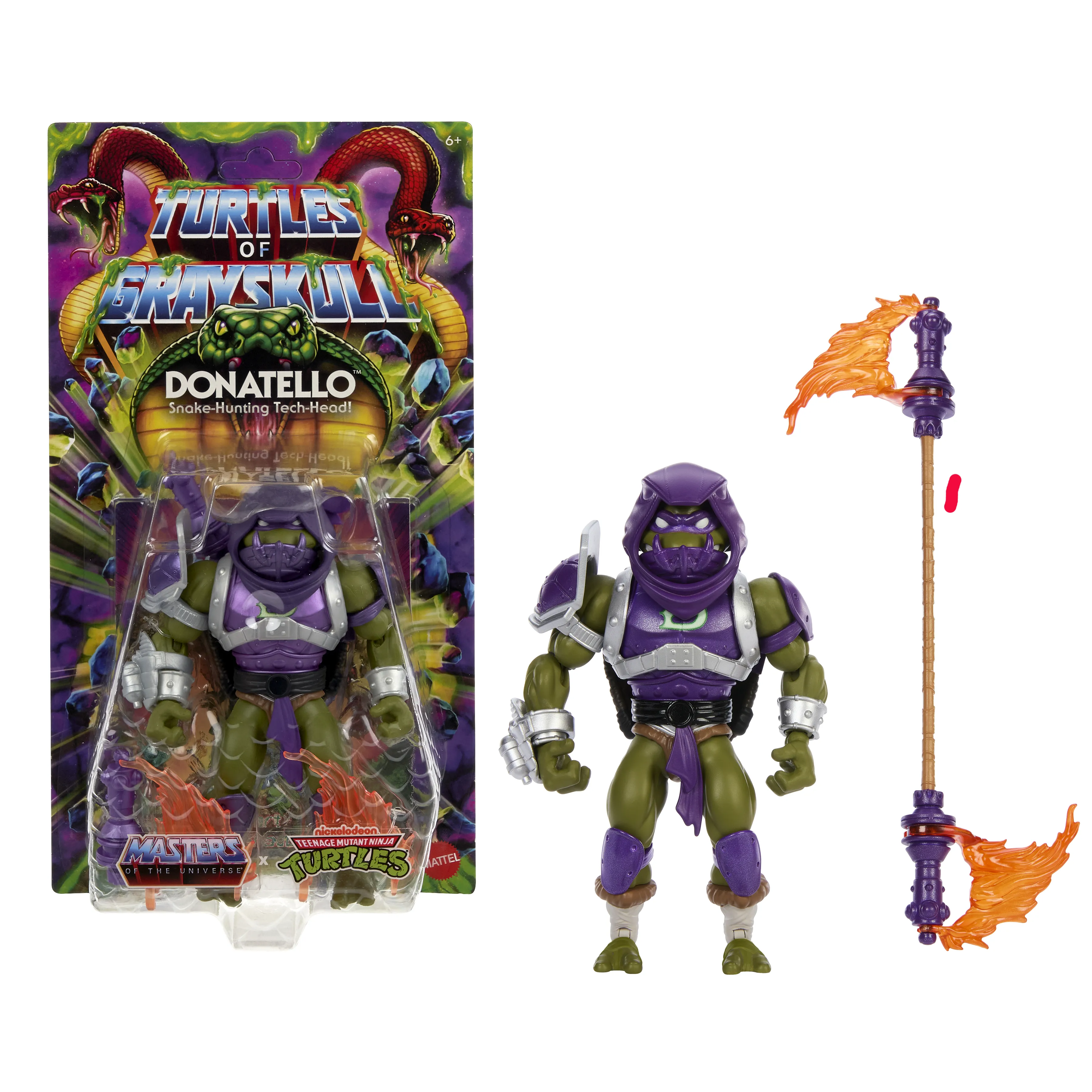 Mattel Masters of the Universe Origins Turtles of greyskull Donatello, toy figure