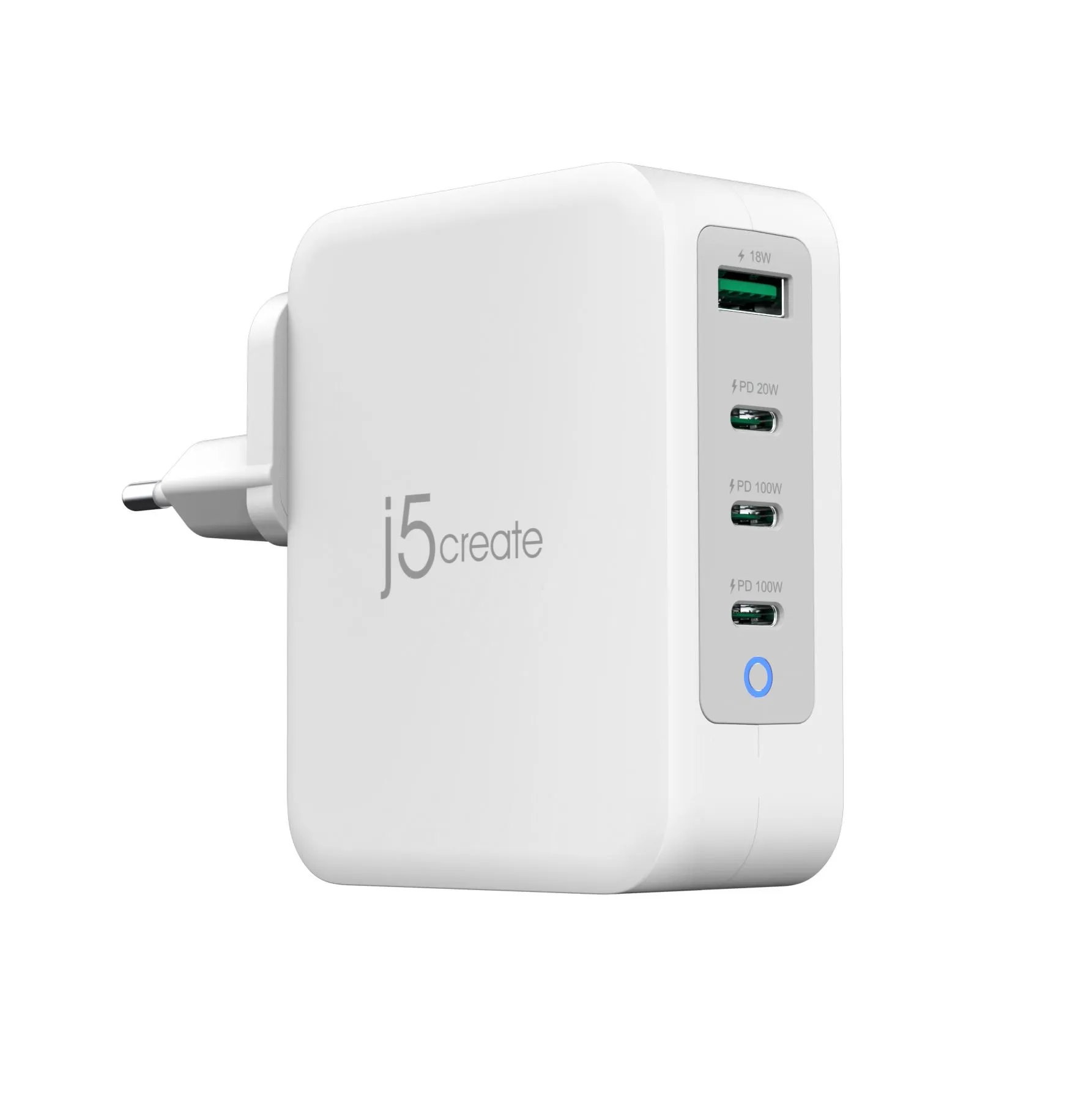 J5Create 130W GAN USB-C 4-PORT CHARGER - EU