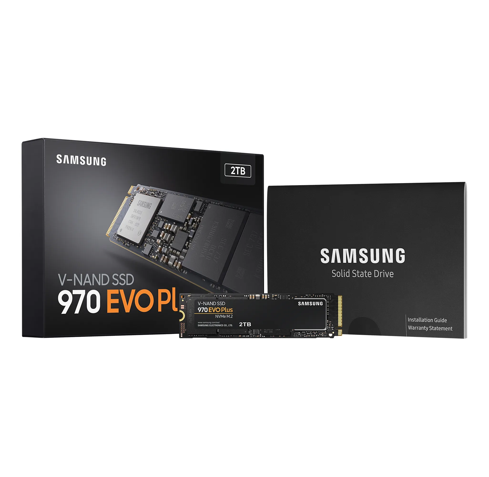 Samsung 970 EVO Plus 2TB, PCIe 3.0, M.2 - SSD