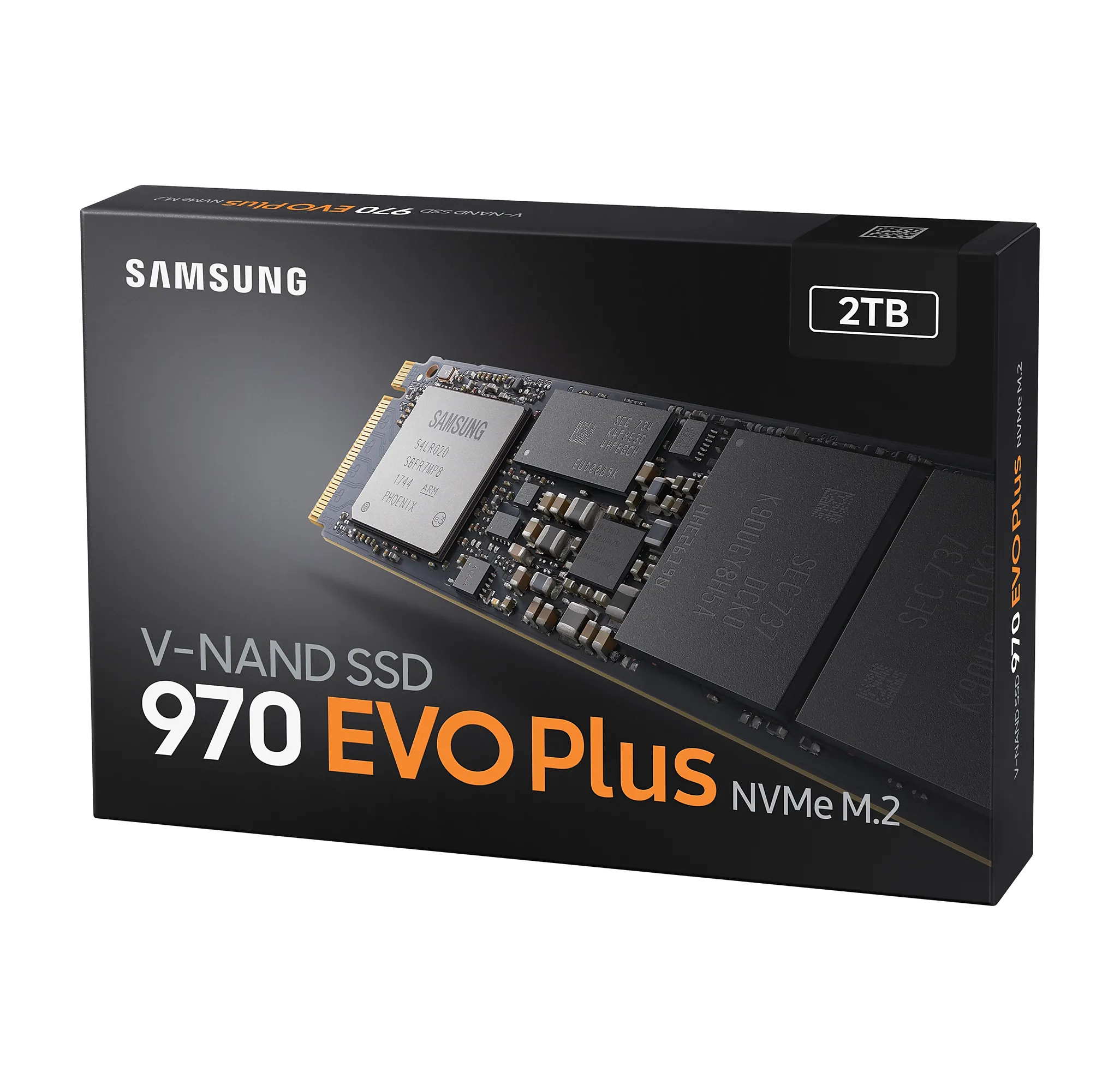 Samsung 970 EVO Plus 2TB, PCIe 3.0, M.2 - SSD