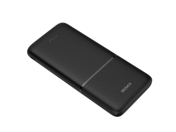 Deltaco 2x USB-A 18W, 1x USB-C PD 20W -varavirtal&auml;hde, 10000mAh