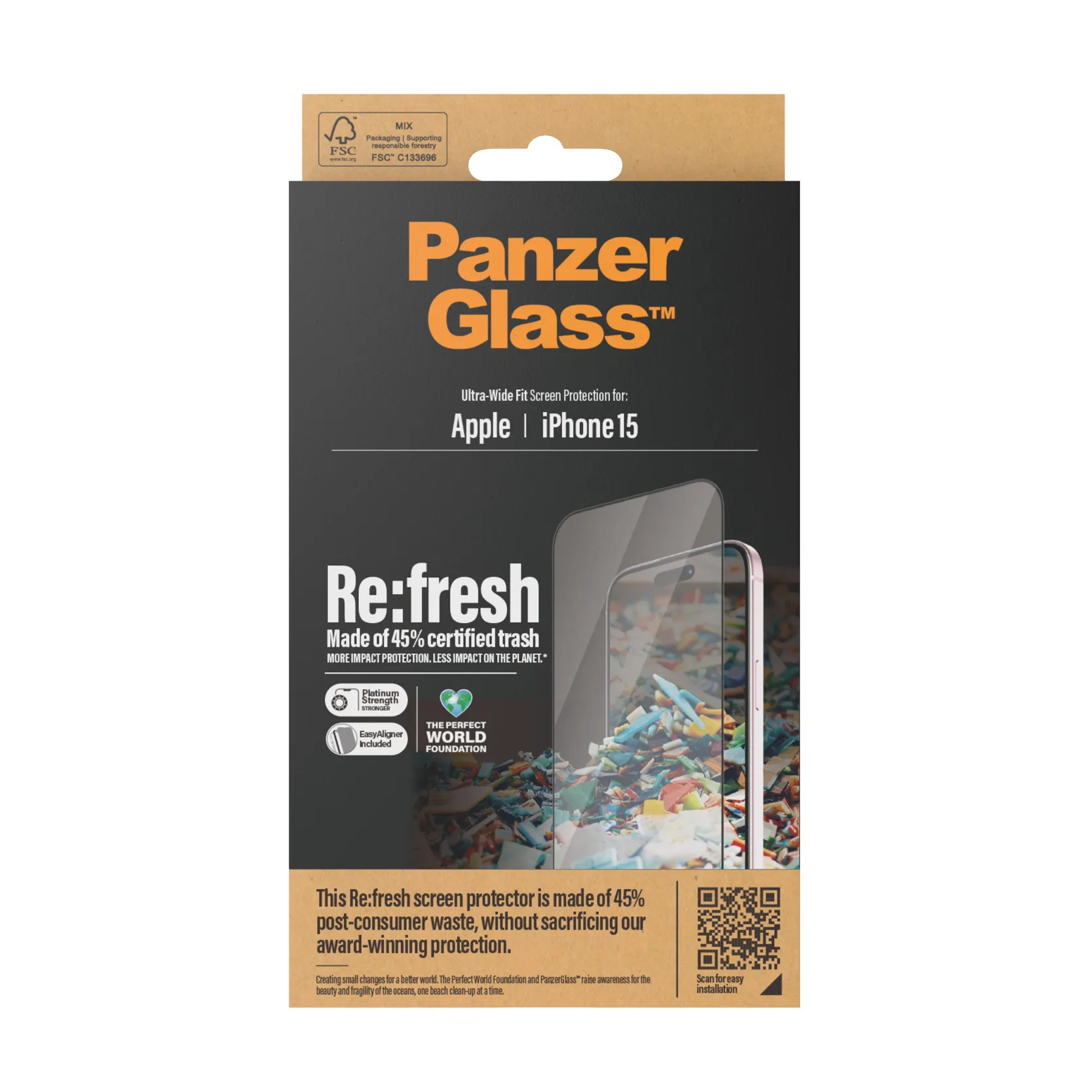 PanzerGlass Ultra-Wide Fit Alignerkit, iPhone 15 - Screen Glass