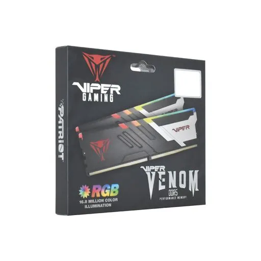 Patriot Viper Venom RGB 32 GB (2 x 16 GB) DDR5 6400 MHz, CL32 - minne