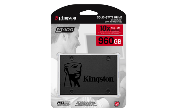 Kingston A400 960 GB, SATA III, 2.5&quot; - SSD