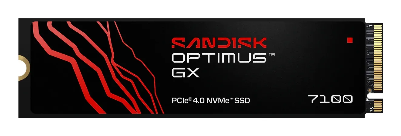 SanDisk Optimus GX 7100 M.2 (2280) PCIe 4.0 x4 NVMe 2.0 SSD-levy 1TB