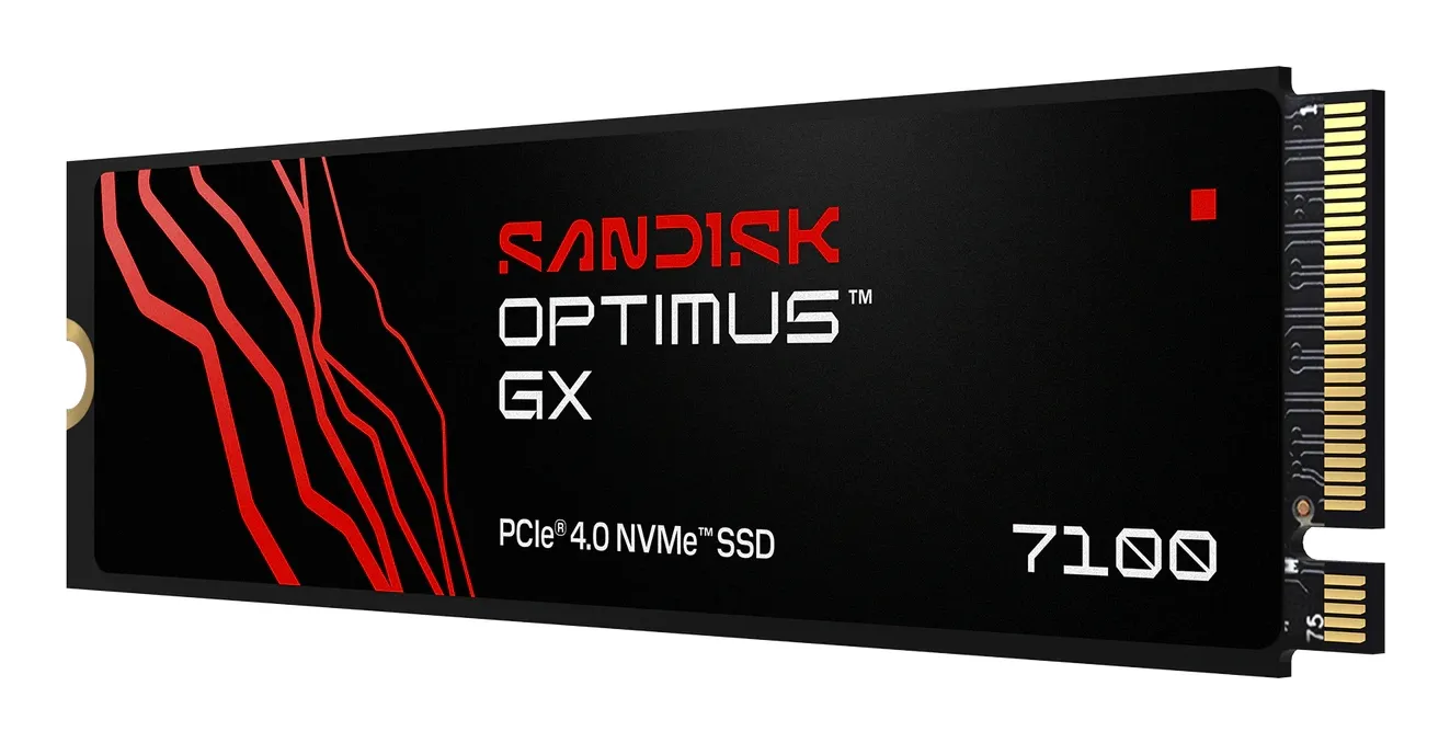 SanDisk Optimus GX 7100 M.2 (2280) PCIe 4.0 x4 NVMe 2.0 SSD-levy 1TB