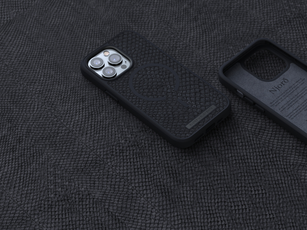 NORDIC ELEMENTS Salmon Case iPhone 13 Pro Grey
