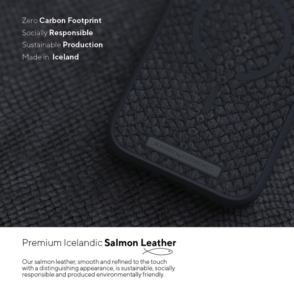 NORDIC ELEMENTS Salmon Case iPhone 13 Pro Grey
