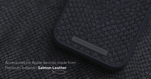 NORDIC ELEMENTS Salmon Case iPhone 13 Pro Grey