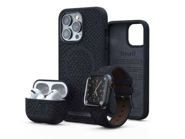 NORDIC ELEMENTS Salmon Case iPhone 13 Pro Grey