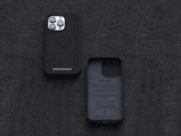 NORDIC ELEMENTS Salmon Case iPhone 13 Pro Grey