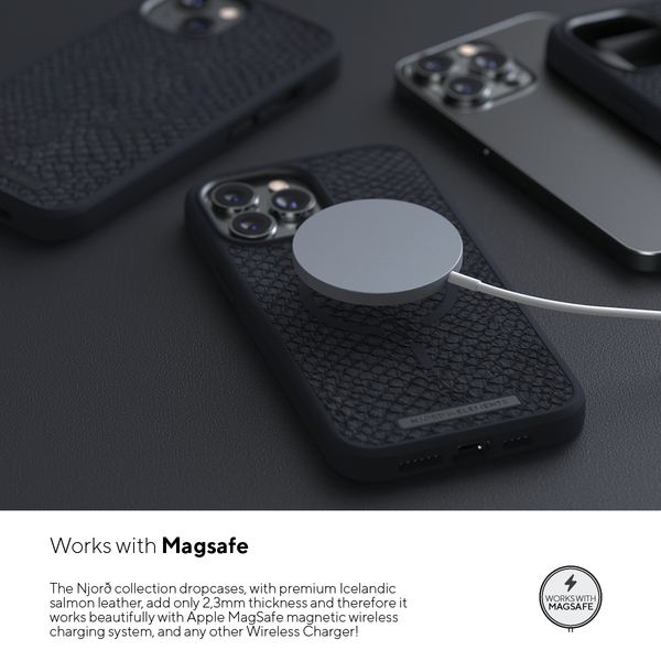 NORDIC ELEMENTS Salmon Case iPhone 13 Pro Grey