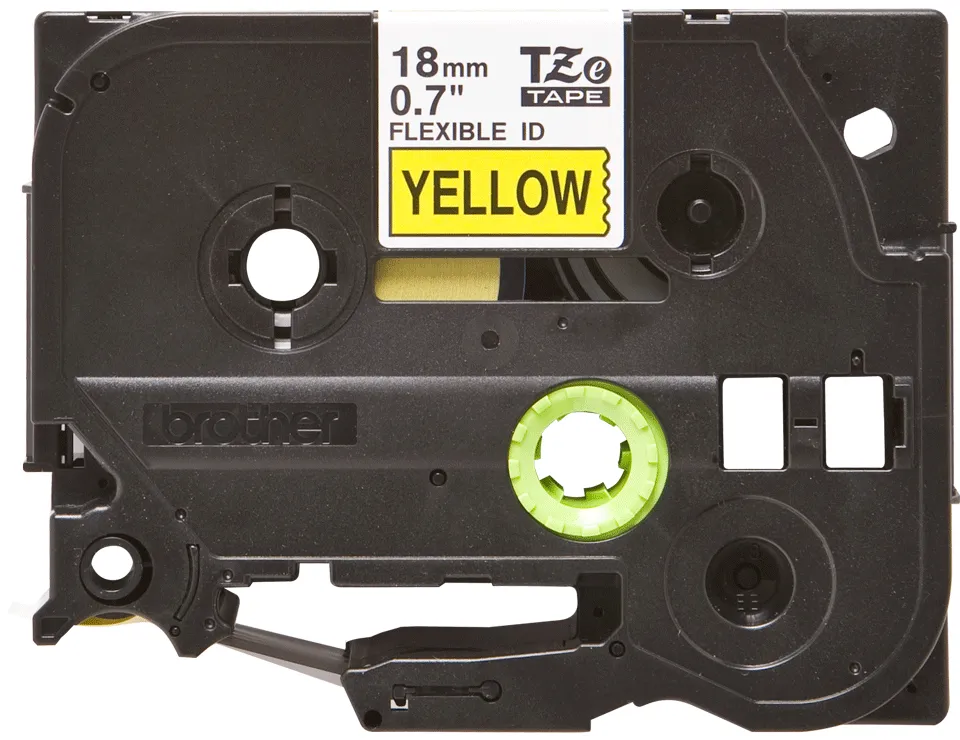 BROTHER TZEFX641 tape cassette yellow black 18mmx8m laminate for P-touch 210E 220 300 310 340 340C 350