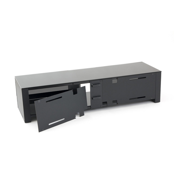 Erard BILT 1400, TV-b&auml;nk max 60kg, tr&auml; fan&eacute;r/h&auml;rdat glas/st&aring;l, sv