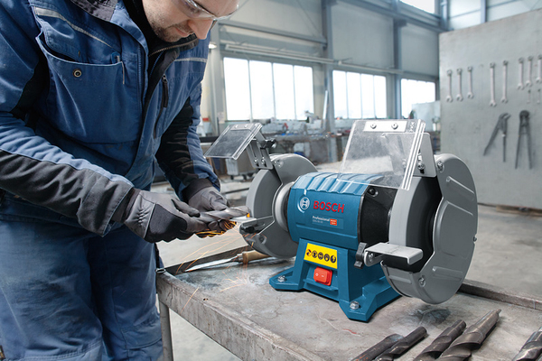 Bosch GBG 60-20 Professional, double grinding&nbsp;(blue / black, 600 watts)