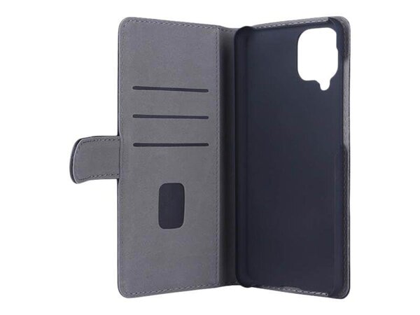 GEAR Wallet, Galaxy A12 - pl&aring;nboksfodral, Svart