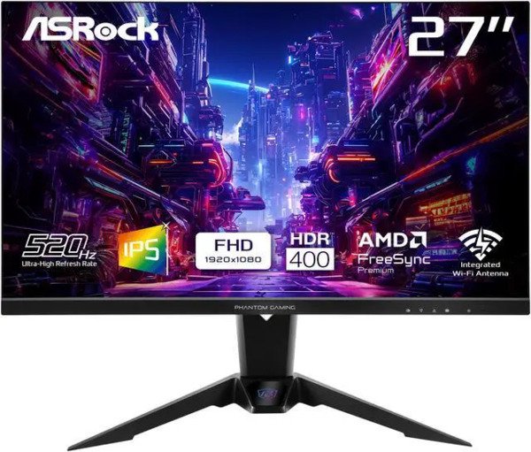 ASRock PG27FFX2A 27" Full HD, IPS, 520Hz, HDR Gaming Monitor