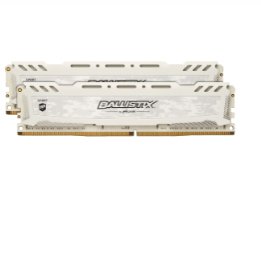 Crucial 8GB (2x4GB) Ballistix Sport LT, DDR4 2666MHz - White