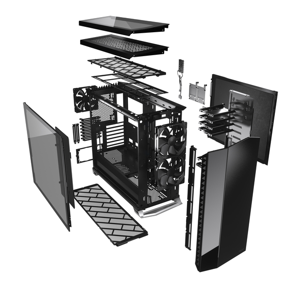 Fractal Design - Vector RS Dark Tempered Glass EATX case