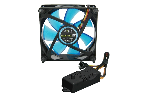 GELID WING 9 Gamer Fan UV Blue - 92mm