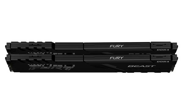 Kingston FURY Beast 16GB (2 x 8GB) DDR4 3200 MHz, CL16 Memory (XMP