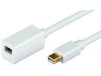 MicroConnect mini DisplayPort - extension cable, 1 m, White