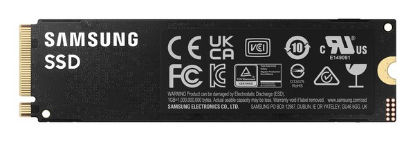 内蔵型SSD Samsung 990 PRO 1TB SSD SAMSUNG 990 PRO 1TB PCIe Gen 4.0 x4, NVMe 2.0 V7 V-NAND MLC