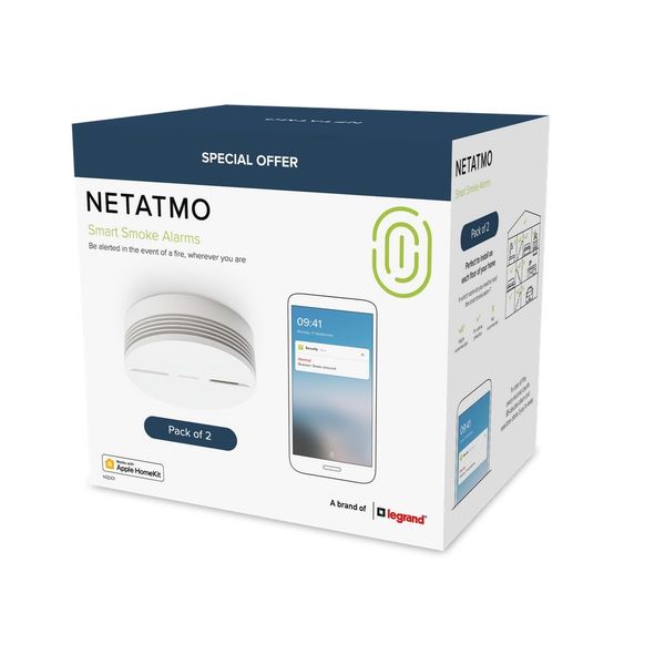 NETATMO Smart Smoke Alarm 2-pack