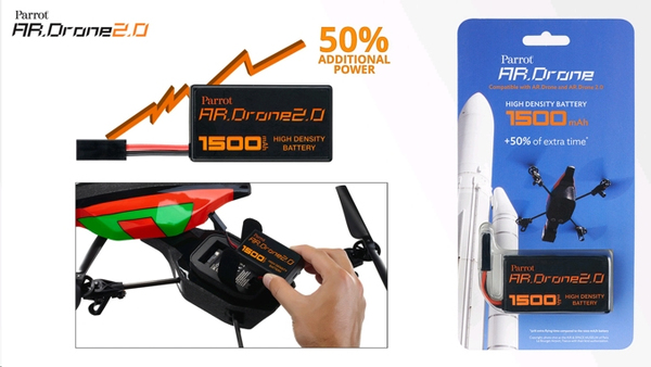 Parrot,  Battery HD1500mAh AR.DRONE 2.0
