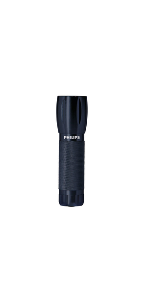 PHILIPS METAL LED FLASHLIGHT BLACK 1W