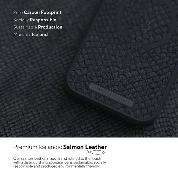 NORDIC ELEMENTS Salmon Case iPhone 13 Pro Grey