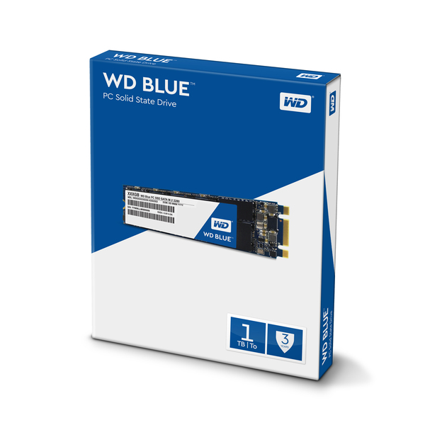 WD 1TB, 525/545 MB/s - SSD M.2, bl&aring;
