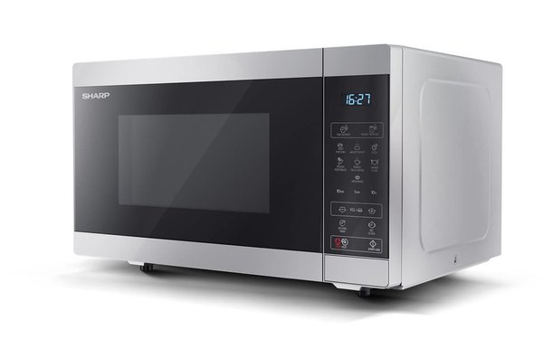 Sharp Digital panel - mikrov&aring;gsugn, st&aring;l/svart, 25l