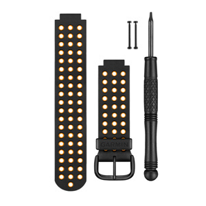 Watch Band, Black/Orange
