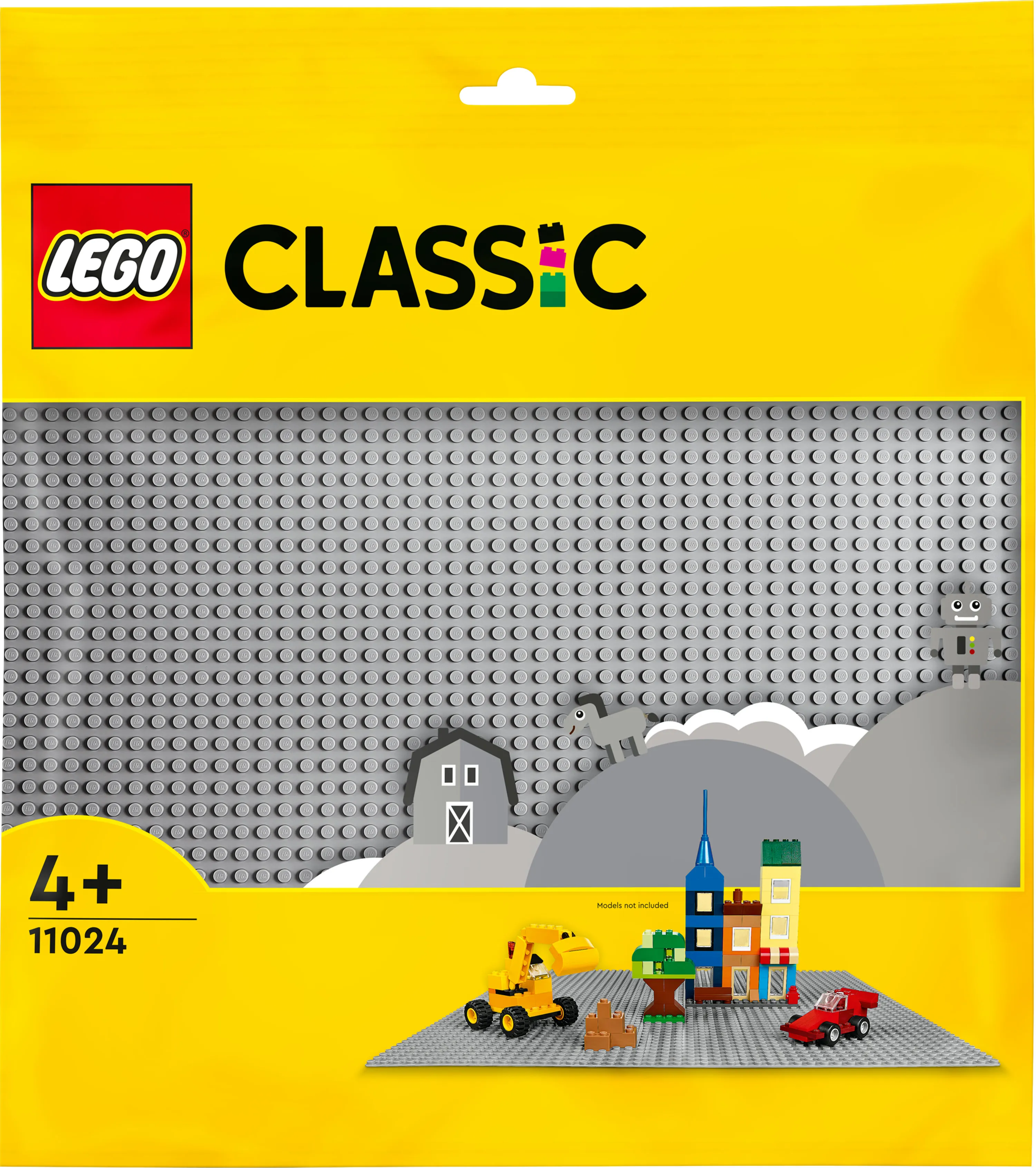 Lego Classic -Harmaa rakennuslevy 11024