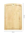 Fiskars Folken Cutting Board, Birch Wood, 25 x 36 cm