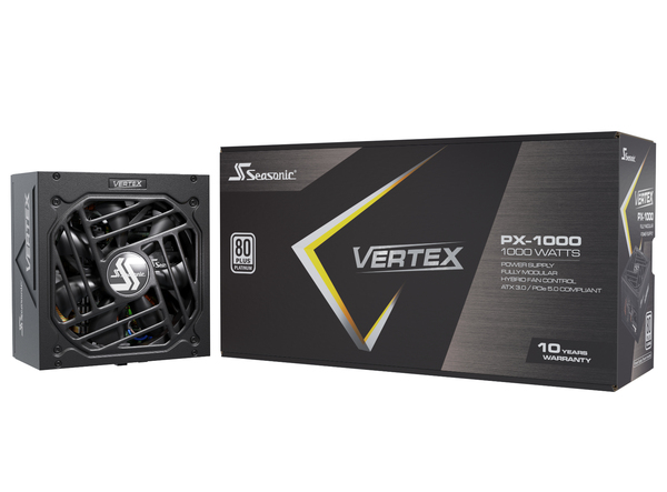 Seasonic Vertex PX 1000W -virtal&auml;hde, 80 Plus Platinum
