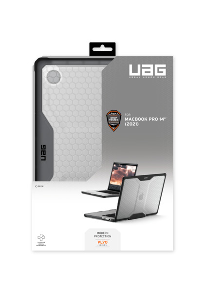 UAG Plyo Case, Apple MacBook Pro 14" 2021 -suojakuori, Ice