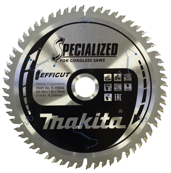 Makita Efficut Rundsavsklinge Rundsav Geringssav