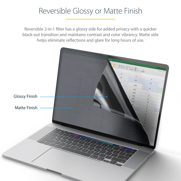 STARTECH.COM 14inch MacBook Pro 21/23 Laptop Privacy Screen Anti-Glare Monitor Privacy Filte
