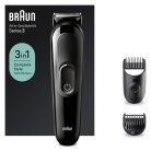 !BRAUN SK2400 STYLE KIT TRIMMERI JA KOTIPARTURI. 2-in-1 muotoilusetti hiusten, parran ja kasvojen karvojen poistoon: partatrimmeri, vartalotrimmeri, hiustrimmer