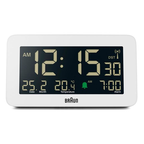 Braun BC10 Digital - alarm clock, White